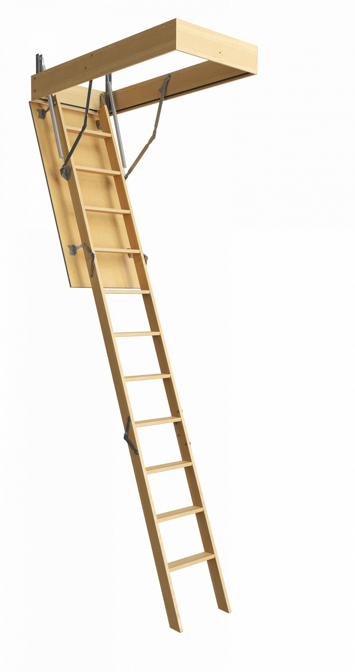 Чердачная деревянная складная лестница Docke DACHA 60х120х280
